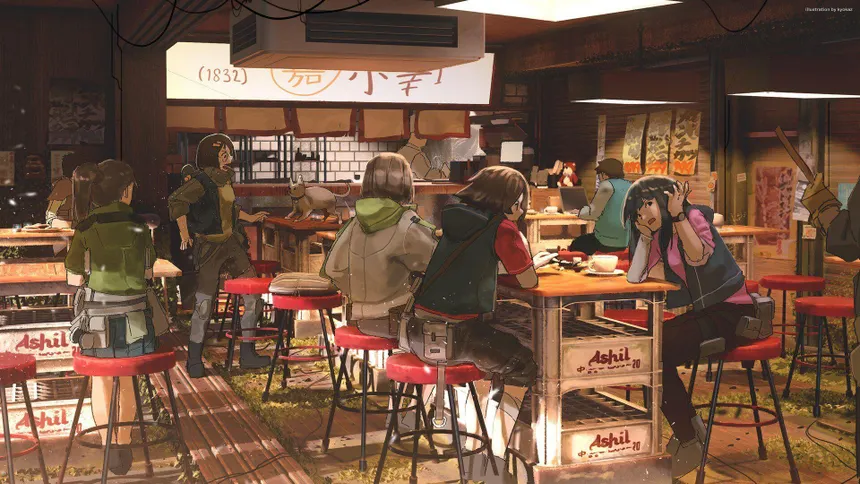 Fork & Flame restaurant interior
